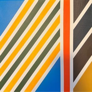 Yellow - An acrylic painting on a 14x14-inch canvas.